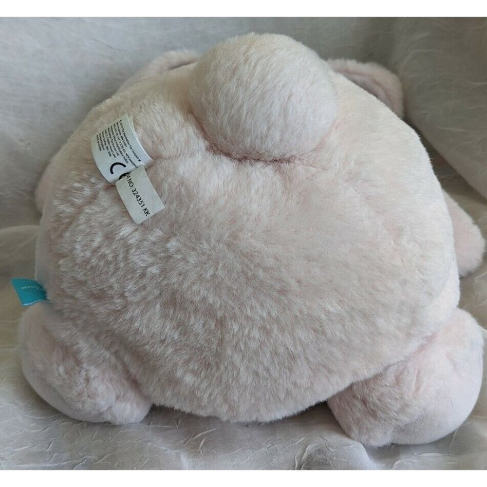 Manhattan Toy Bunny Bumpers Plush Easter Lop Rabbit Pink Chubby Stuffed Animal - Picture 6 of 11